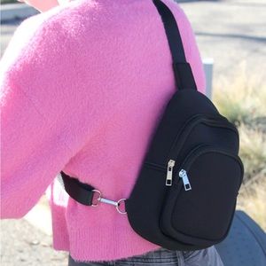 NEW K Carroll Shelly black sling crossbody bag